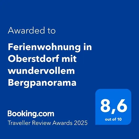 In Mit Wundervollem Bergpanorama Apartment *